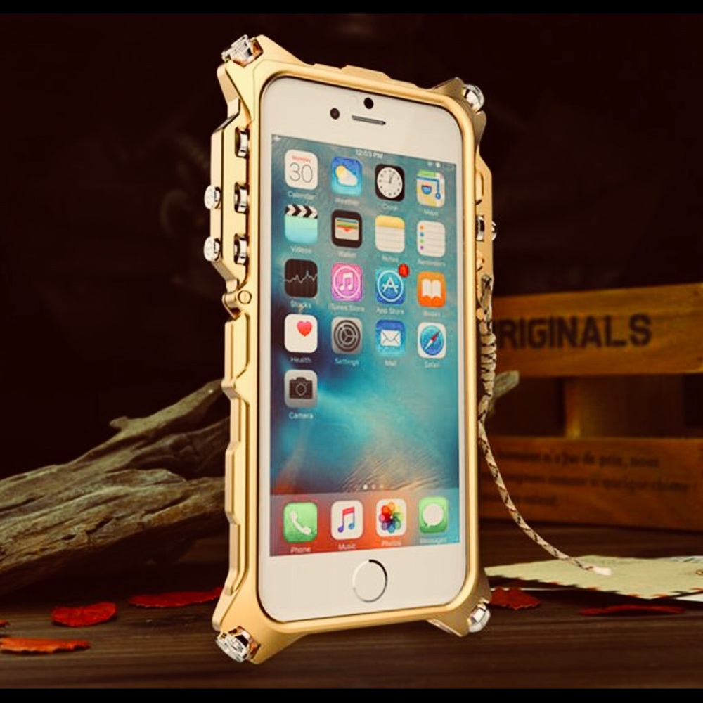 Strong Metal eclectic iPhone cases.